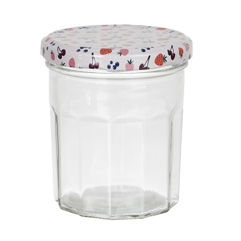 Pot bébé vidaXL 24 pcs Pots à confiture avec couvercles dorés Verre 110 ml