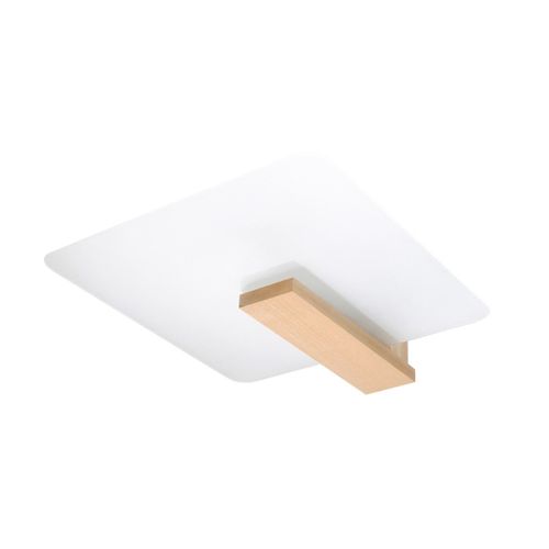 Sollux Lappo Plafonnier Flush Bois Naturel