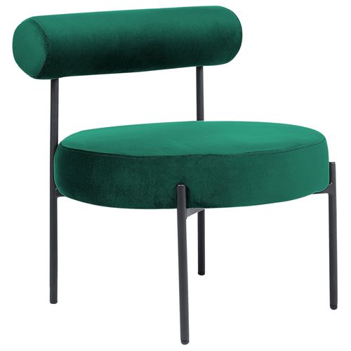 Fauteuil Alpha Velours Vert Émeraude