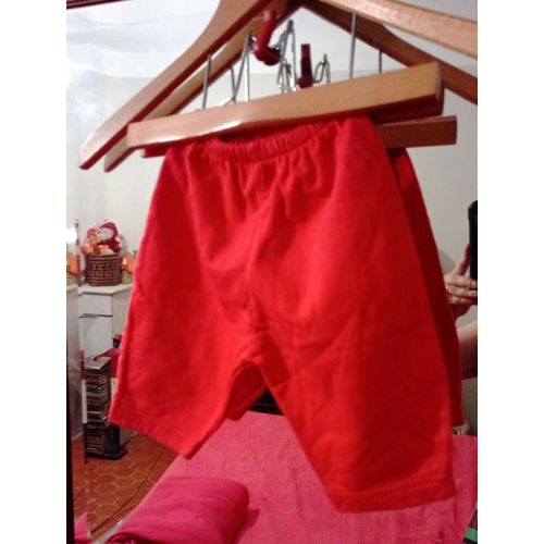 Pantalon Rouge 3 Mois Vintage Années 90.