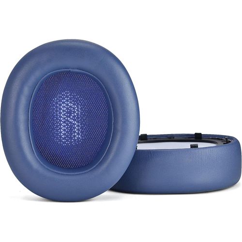 Coussinets de rechange compatibles avec les casques JBL Everest Elite 750NC en cuir protéiné et mousse à mémoire de forme(Bleu)