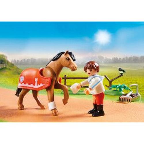 Playmobil Country - Le Poney Club - 1 Personnage, 1 Poney Connemara Et Accessoires - 22 Pièces