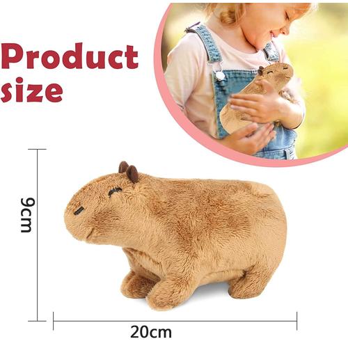 Capybara Poupée en peluche PP coton Capybara pour enfants et amis