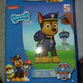 Patte Patrouille, Paw Patrol, Peindre Et Jouer, Paint & Play