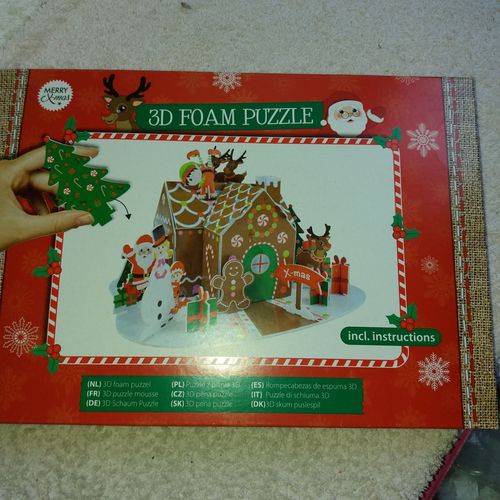 Puzzle 3 D Maison De Noël (3 D Foam Puzzle)