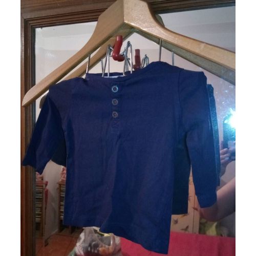 Tee-Shirt Marine 6 Mois Pat Et Ripaton.