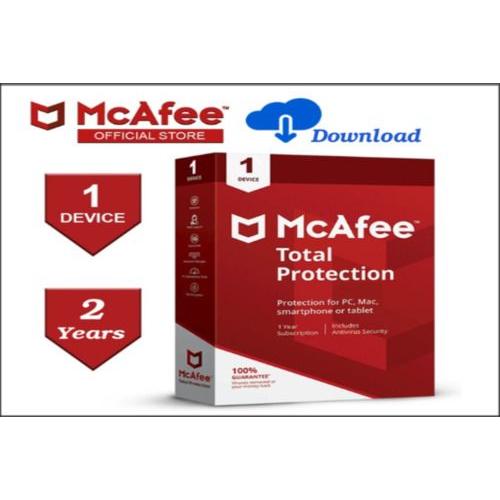 Mcafee Mcafee Total Security 2 Ans 1 Pc