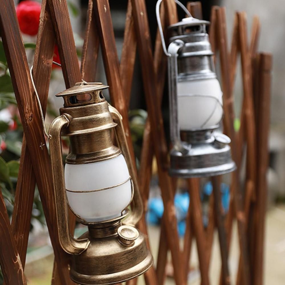 Pas De Batterie - Bronze Ancien - Lampe Led Rtro Portable, ... - 4