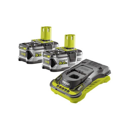 Pack chargeur ultra rapide 5,0 A + 2 Batteries Lithium+ 18V ONE+ ? 5,0 Ah - RC18150-250G