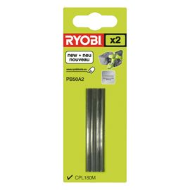 Jeu de 2 fers jetables (carbure) largeur 50 mm pour rabot One+ - PB50A2