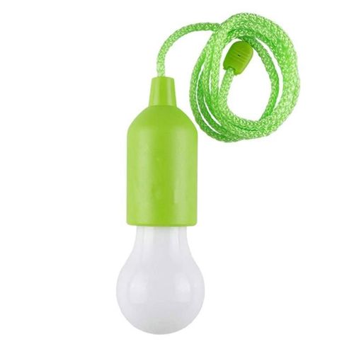 Vert - Led Aaa À Piles Camping Lanterne Éclairage Extérieur Ampoule Chaîne De Traction Portable Lampe De Poche Led Lumière De Jardin
