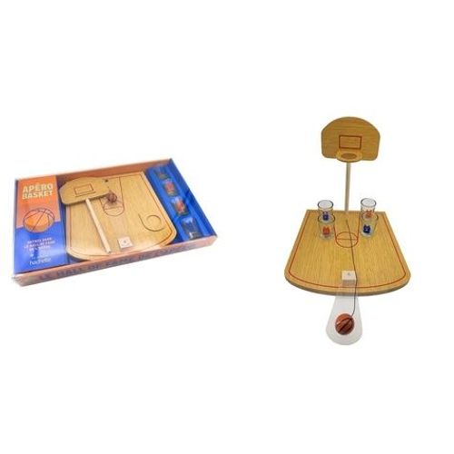 Coffret Le Hall Of Fame De L'apéro - Avec 1 Plateau De Jeu En Bois, 4 Verres À Sho(O)T
