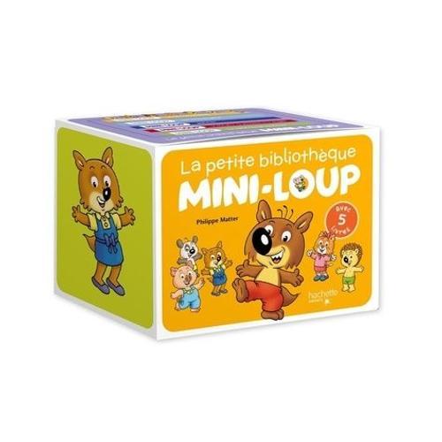 Mini-Loup - La Petite Bibliothèque Mini-Loup - Coffret En 5 Volumes : Minou-Loup Policier - Mini-Loup Sur La Banquise - Mini-Loup Et Les Dinosaures - Mini-Loup Le Petit Loup Tout Fou -...