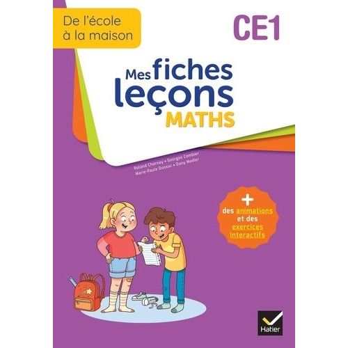 Maths Ce1 De L'école À La Maison - Mes Fiches Leçons