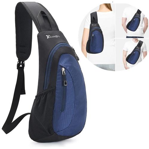 Sac à Dos Bandoulière Sac Poitrine Léger Petit pour Sport Randonnée Vélo Homme Femme