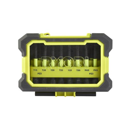Coffret antichocs accessoires de vissage Ryobi 10 pièces RAK10MSDI