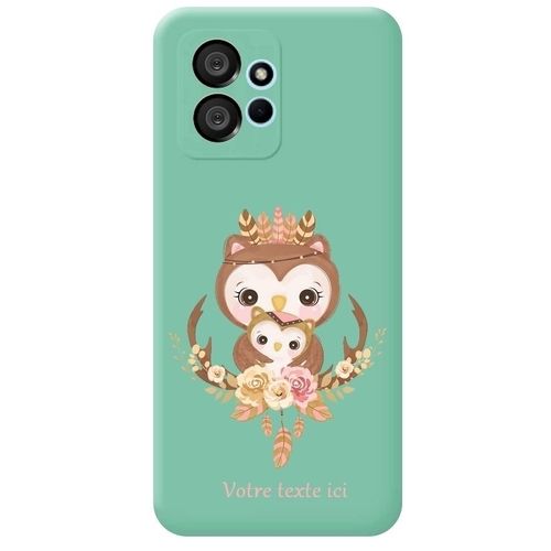 Coque Turquoise Redmi Note 12 4g Chouette Maman