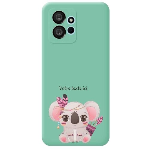 Coque Turquoise Redmi Note 12 4g Koala Plume Boho