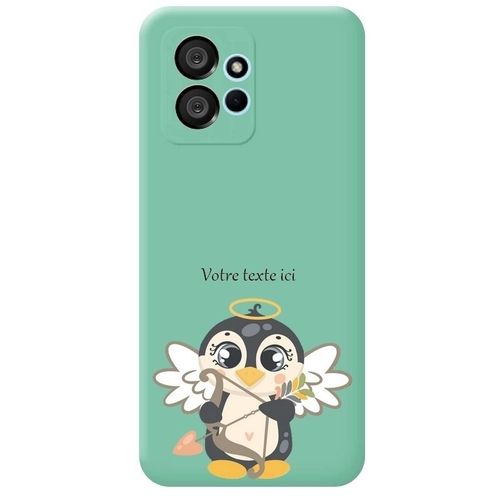 Coque Turquoise Redmi Note 12 4g Pingouin Saint Valentin