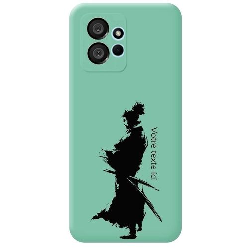 Coque Turquoise Redmi Note 12 4g Samourai Personnalisee