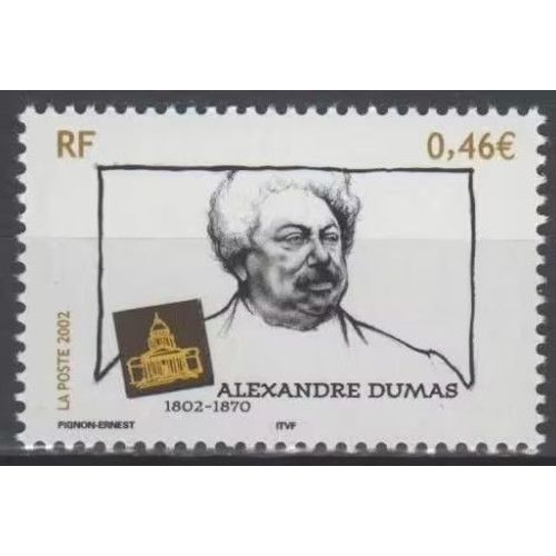 France 2002, Très Beau Timbre Neuf** Luxe Yvert 3536, Bicentenaire De La Naissance D' Alexandre Dumas,