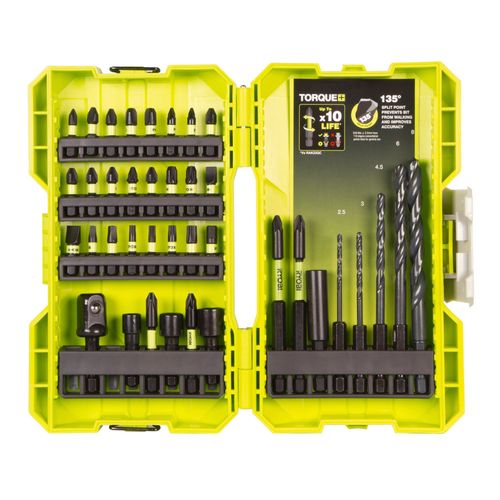 Coffret empilable impact RYOBI 38 accessoires perçage-vissage-boulonnage RAK38DSDI2