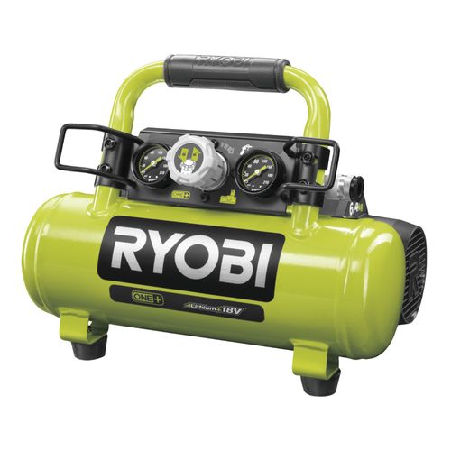Compresseur à cuve RYOBI 18V One Plus - 4L - Sans batterie ni chargeur R18AC-0
