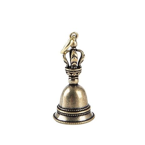 Cloche À Vent En Laiton Moulé Sous Pression,Cloche Tibétaine En Bronze,Cloche Antique En Métal,Feng Shui,Trendy E Fortune Jingle Bell #E