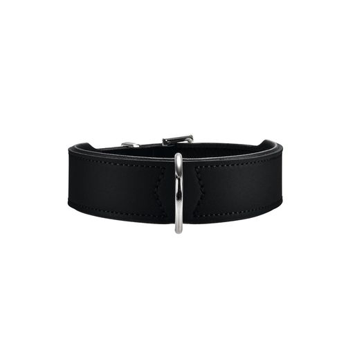 Hunter 46964 Basic 65 Collier En Nickel Pour Chien Noir 51-58 5 Cm