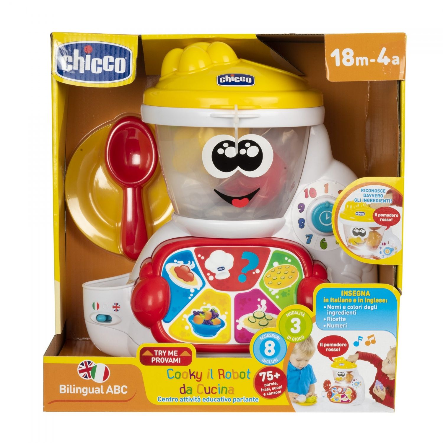 Jouets Bilingues Cooky Le Robot De Cuisine Bilingue