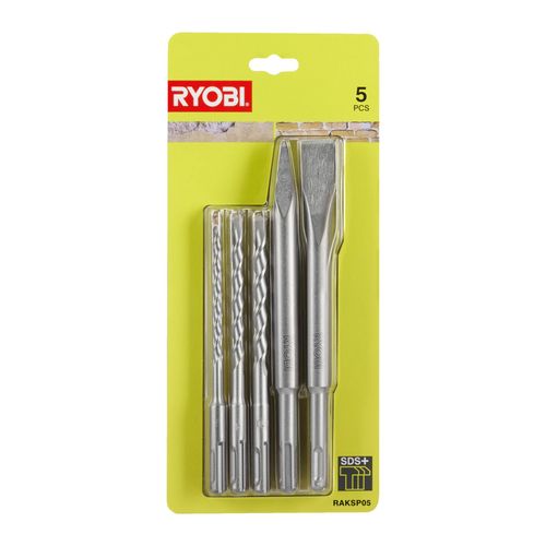 Kit 3 forets SDS+ et 2 burins SDS+ - RAKSP05