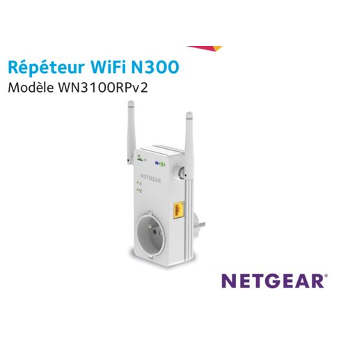 Répéteur WiFi N300Modèle WN3100RPv2