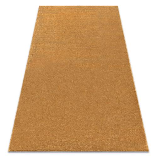 280x370 Cm Tapis Softy Plaine Couleur Unie Or