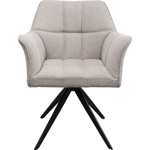Chaise Avec Accoudoirs Pivotante Thinktank Grise Kare Design