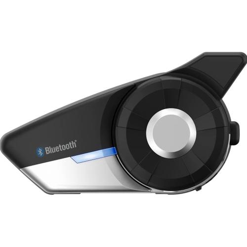 SENA 20S Evo Système de Communication Bluetooth pour Moto avec Haut-parleurs HD Noir