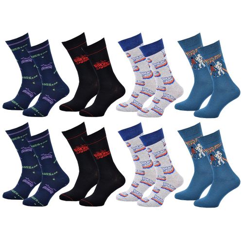Chaussettes Pack Homme Retour Vers Le Futur Pack De 8 Paires 1487