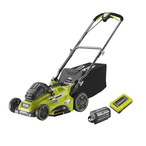 Tondeuse RYOBI 36V MaxPower - coupe 40cm - 1 batterie 6,0Ah - 1 chargeur - RLM36X41H60PG