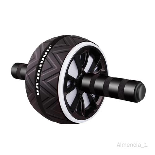 Ab Abdominal Press Wheel Rollers Gym Équipement D'exercice Poignées Détachables Facilestransport Et Rangement Blanc