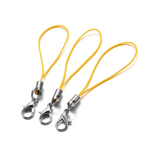 Lot De 20/50/100 Pièces De Cordons De Sangle Lariat Pour Porte-Clé,Ensemble De Crochets Mobiles,Breloques,Pendentif,Accessoires Pour Porte-Clé