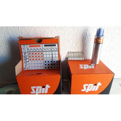 lot 2 boîtes de 500 clous spit pulsa, 40 mm