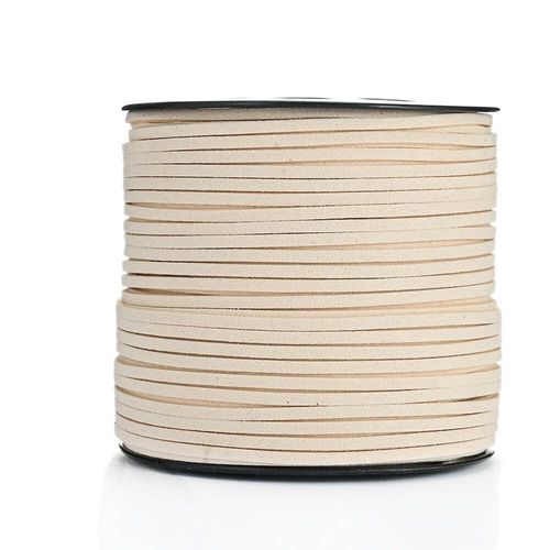 Cordon Plat En Faux Daim Tressé,Cordon En Cuir Velours Fait À La Main Pour Bijoux Bracelet Collier Porte-Clés 5/20m 2.5mm