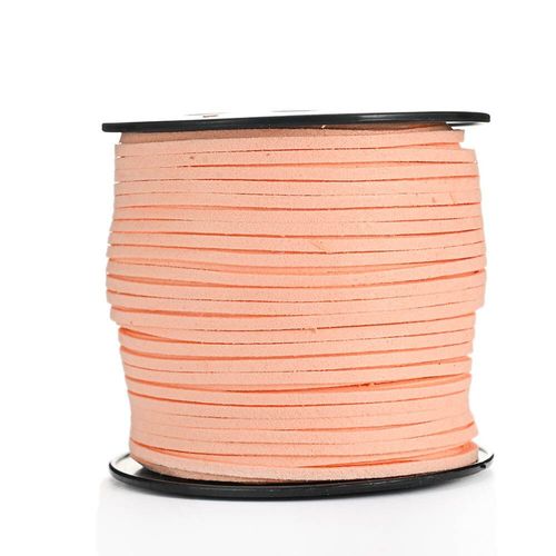 Cordon Plat En Faux Daim Tressé,Cordon En Cuir Velours Fait À La Main Pour Bijoux Bracelet Collier Porte-Clés 5/20m 2.5mm