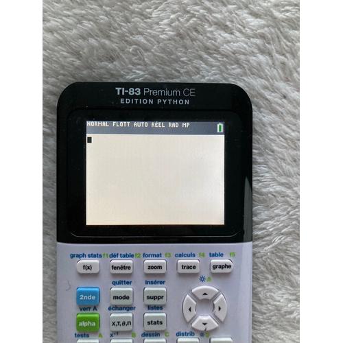 Calculatrice TI‑83 Premium CE Edition Python