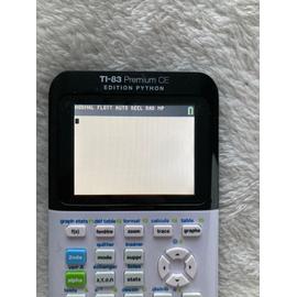 TEXAS INSTRUMENT TI-83 Premium CE: Édition Python Calculatrice Graphique  EUR 28,50 - PicClick FR