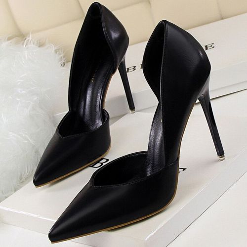 Chaussures Bigtreeescarpins Talons Hauts Pour Femmechaussures De Mariagenoiresrosesblanchesà La Mode