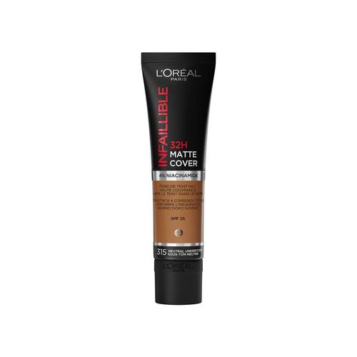 L'oréal Paris - Infaillible 32h Matte Cover Fond De Teint Mat Haute Couvrance Longue Tenue 30 Ml 