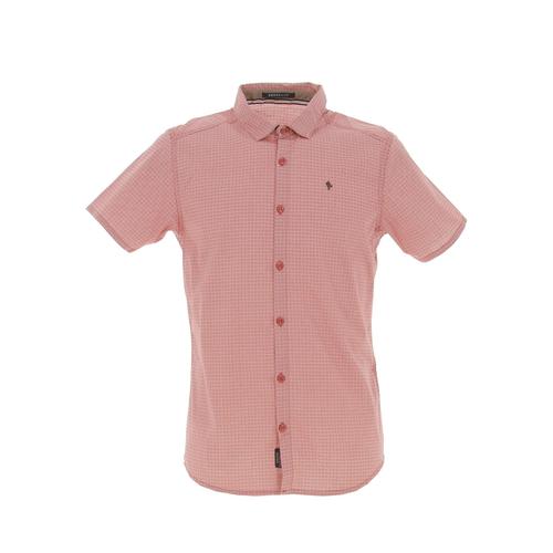 Chemise Manches Courtes Sun Valley Chemise Mc Rouge