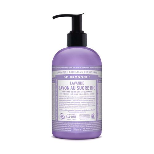 Dr Bronner's - Dr Bronner's - Savon Au Sucre Bio Lavande 355ml 