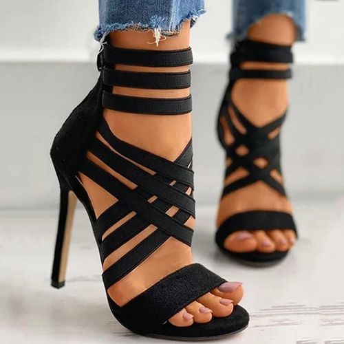 Chaussures Escarpins Talons Hauts Pour Femmessandales Fermetureclairnouvelle Mode D'étésexypeep Parker