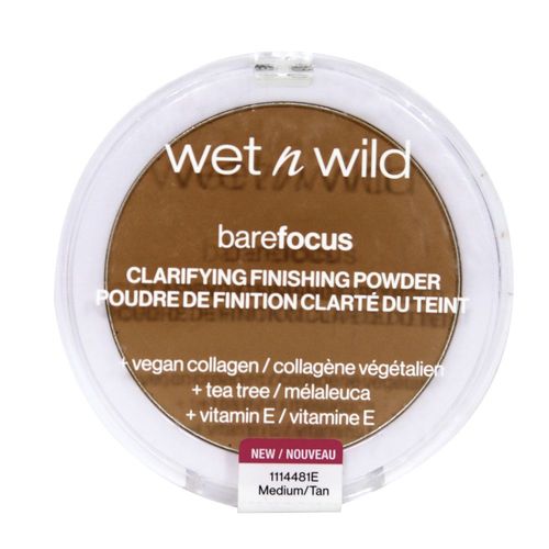 Wet N Wild - Bare Focus Clarifying Finishing Powder - Medium/Tan Poudre De Finition Moyenne À Foncée Moyen À Foncé - 6g 6 G 